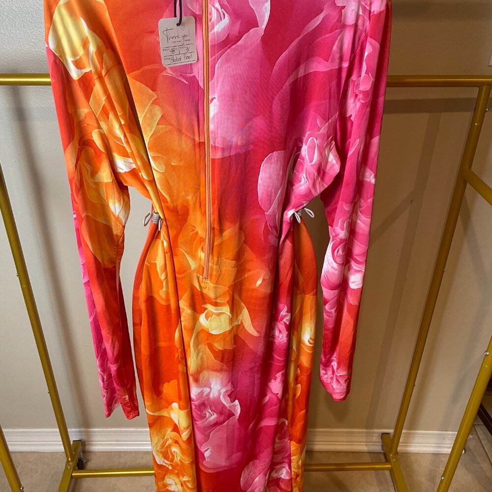 SUNSET ISLAND MIDI DRESS 3X - Picture 8 of 8